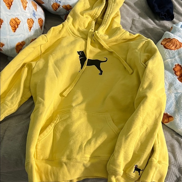 Black Dog Yellow Hoodie - Picture 2 of 2